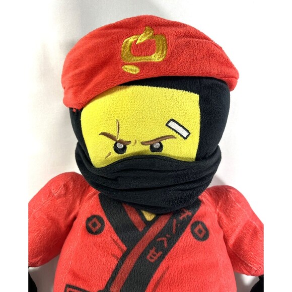 LEGO The Ninjago Movie Red Ninja Warrior Kai 20” Plush Figure - Picture 4 of 11